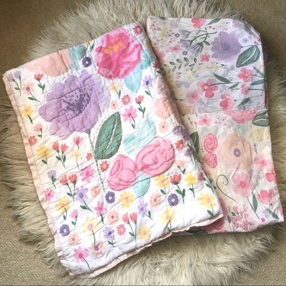 Pottery Barn Kids Bedding Pottery Barn Kids Flora Crib Bedding Set